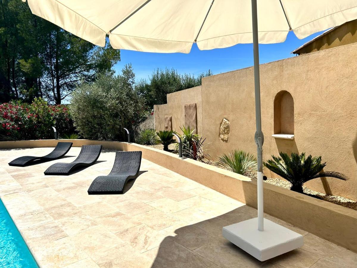 Villa De Charme En Campagne Avec Piscine Privee Et Nature Luxuriante Le Beausset Bagian luar foto